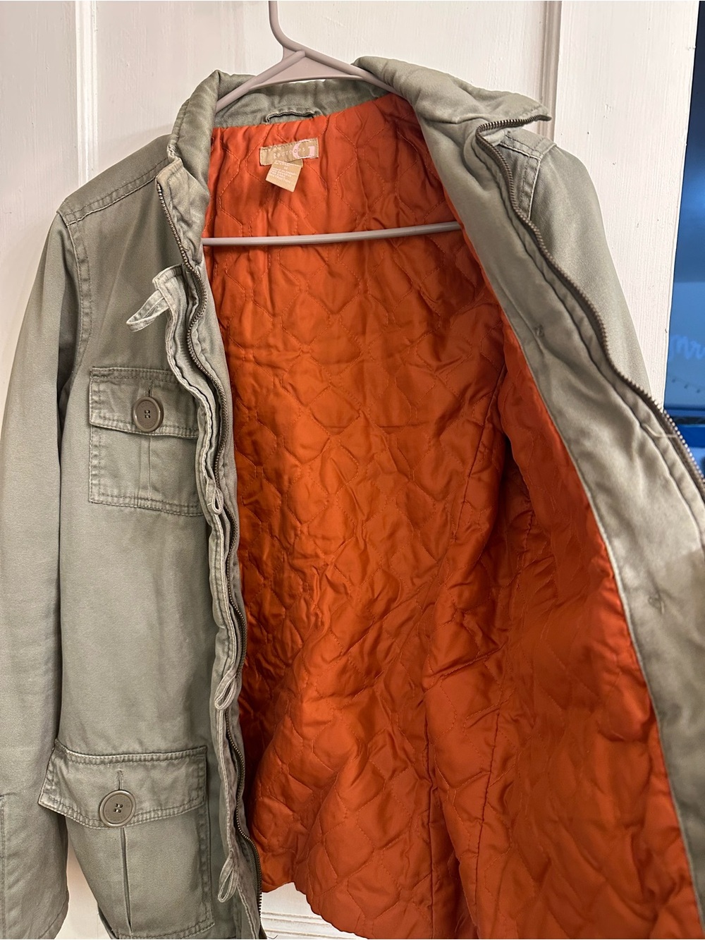 Green Utility Style Jacket - Picture 2 of 5